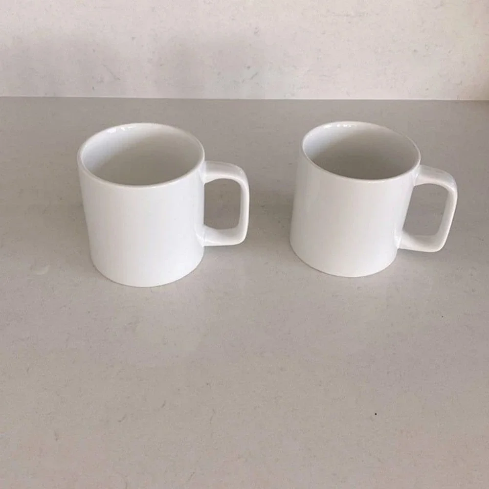 OXFORD White Classic Mug Set - 340cc (Set of 2)